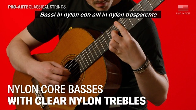 KYLOS Corde Per Chitarra Classica EJ45 Pro-Arte – Set In Nylon Tensione Normale, Suono Bilanciato E Duraturo