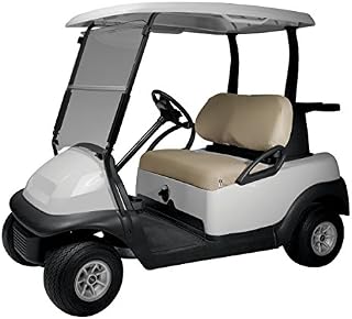 Classic Accessories Fairway Golf Cart Diamond Air Mesh Bench Seat Cover, Khaki