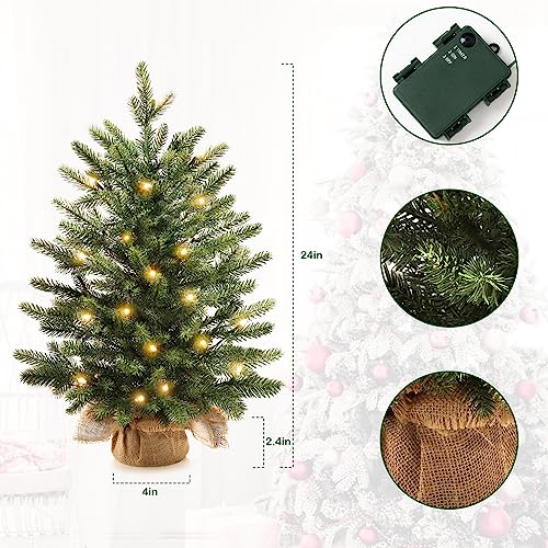Artificial-Trees-24-with-25-LED-Lights-for-Home-Decor-2-ft-Decorated-Burlap-Tabletop-Trees-for-Party-Decor-Little-Tree-Kitchen-Dining-Room-Window-Decor Artificial Trees 24 with 25 LED Lights for Home Decor 2 ft Decorated Burlap Tabletop Trees for Party Decor Little Tree Kitchen Dining Room Window Decor