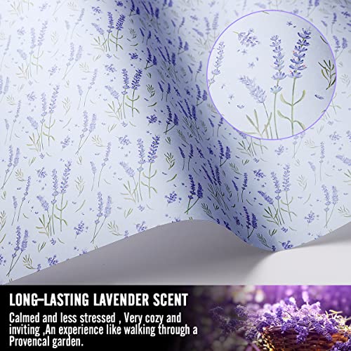 Flame Date 8 Sheets Large Lavender Drawer Liners For Dresser Scented Drawer Liners Drawer Paper Liner Scented Shelf Liners Fragrant Drawer Liners For Home Shelf Closet Non Adhesive #TOP2