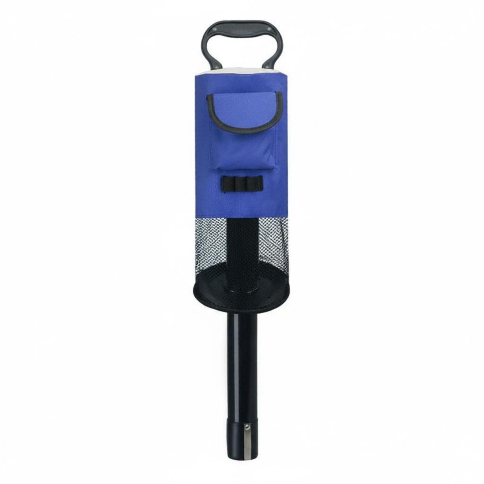 F Fityle Dispositivo Recogedor Pelotas Golf con Mango Ergonomico y Bolsa Nylon con Cremallera Lateral para Facilitar la Recogida Bolas sin Agacharse Acuado para Jugadores en Campo