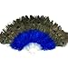 Produktbild Sllowwa Handfächer Pfau Feder Fächer Schwarz Feder Fächer 1920s Vintage Stil Retro Handfächer Damen Kostüm Flapper Zubehör