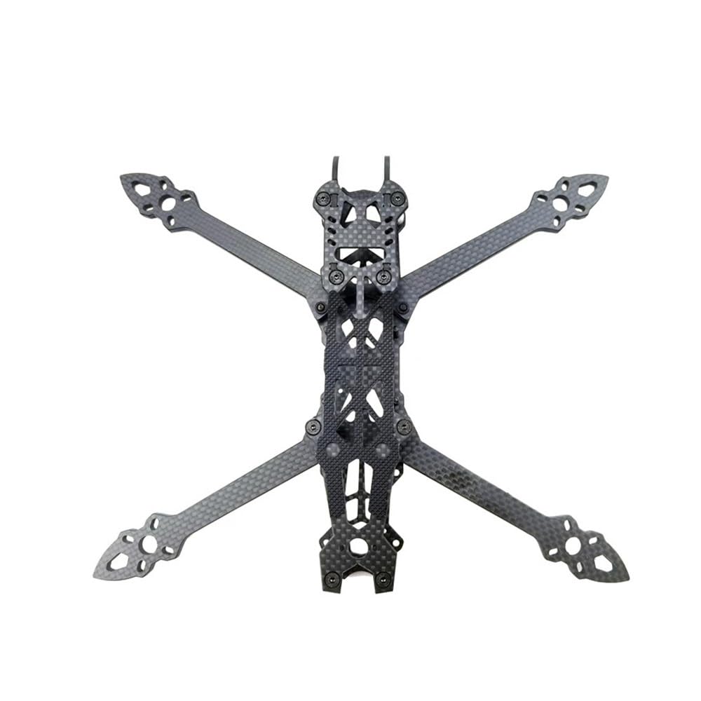 Convient for FPV Racing Drone RC Quadcopter DIY Freestyle avec pièces d'impression Kit de Cadre 5 Pouces 240 mm Bras 5 mm en Fibre de Carbone 3K(Frame Only)