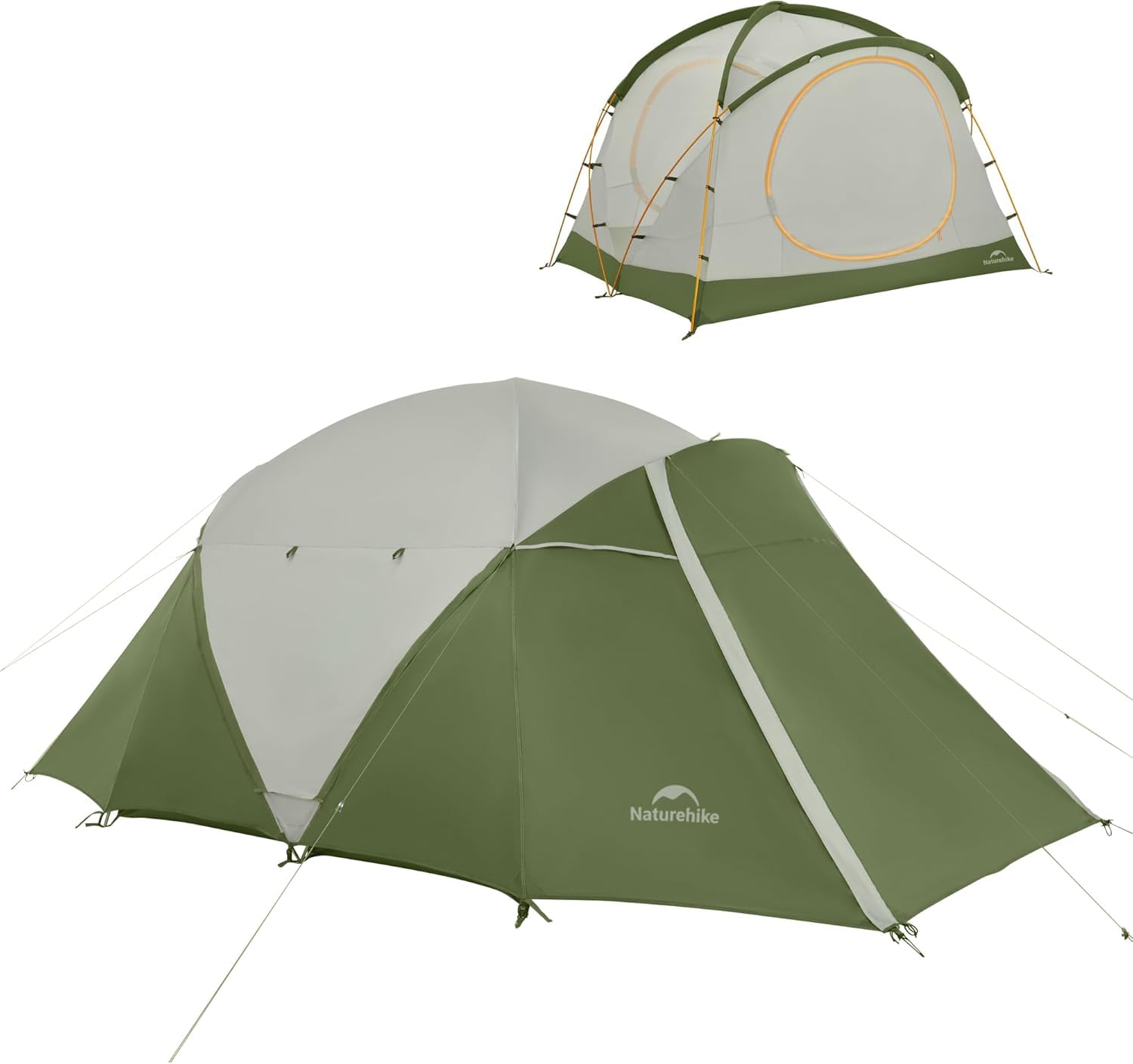 Naturehike KOTA Familienzelt für 4 Personen Pop Up Zelt Automatik Campingzelt Camping Wasserdicht Zelt PU3000mm für Camping Autofahrten und Badeurlaub Sport & Freizeit