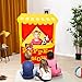 Alvantor Lemonade Stand Puppet Show Theater Pretend Playhouse Play Tent Kids on Stage Doorway Table Top Sets for Toddlers Curtain Fordable Rods Children Dramatic Furniture, 28