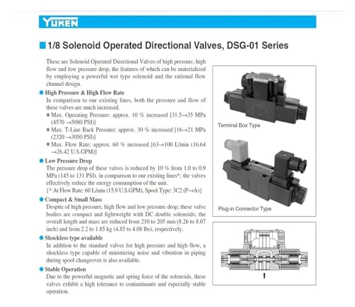 Vanne de commande hydraulique D5-02-3C60-D2 220 Volt pour industrie - 3