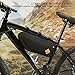 POENVFPO Triangle Frame Bag,Portable Large Front Top Tube Frame Bag Under Seat Pouch Cycling Accessory (L)