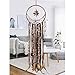 LAVAY Dream Catcher Moon and Octagonal Star Handmade Feather Dream Catchers for Kids Bedroom Bohemian Boho Decor Wall Hanging Ornament Dorm Decoration Craft Gift (Octagonal Star)