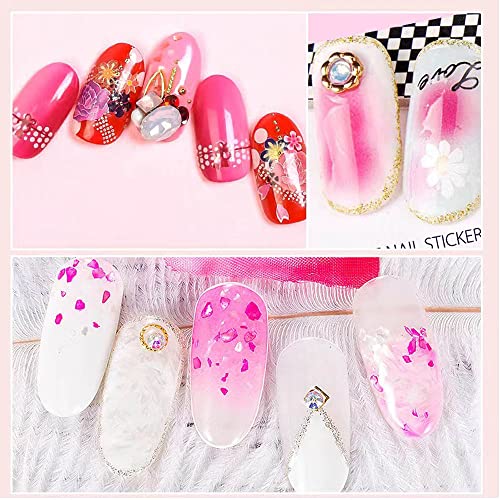 Nail Gradient Sponge Pen, Forsewian Double Head Nail Painting Brush With 20 Pieces Replacement Head For Nail Art Design #TOP3