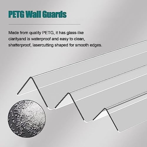 Protector de bordes en forma de L autoadhesivo flexible que evita daños en muebles 4