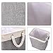 DYD Laundry Basket with Handles & Brackets Large Hamper for Kid Girl Collapsible Washing Bin Built-in Lining for Bedroom Dorm Toy Clothing Storage