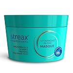 Streax Professional Vitariche Gloss Hair Mask With Hyaluronic Acid- 200gm, Deep Conditioner for Dry, Damaged & Frizz free Hair, Hydrating Masque with Hyaluron Molecules, Sulfate & Paraben-Free, Hair Mask for Frizzy Hair, For Smooth, Shiny, Bouncy, Hydrated Hair (Pack of 1)