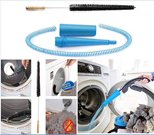 VACEXT Vacuum Attachments with Universal Adapter Dusty Brush with Suction Tiny Tubes Flexible Access to Anywhere, Master Duster Cleaning Tool for Vents/Keyboard/Car/Craft/Jewelry/Bookcase