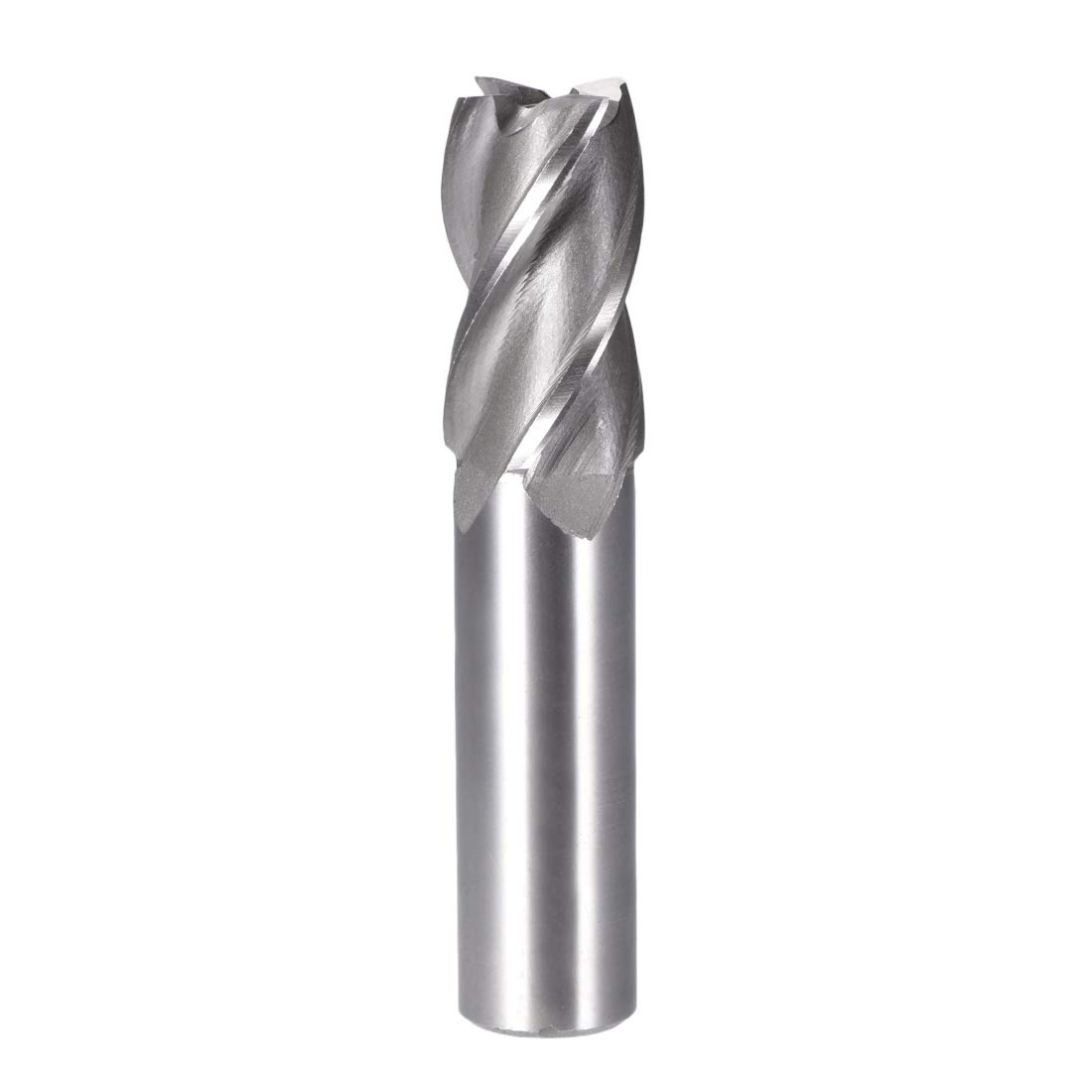 uxcell 22mm Cutting HSSAL Spiral Drill Bit Straight End Mill Cutter 4 Flute with 20mm Shank