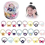 ✿ 【Alta Elasticidad】Su material altamente elástico puede sujetar firmemente el cabello, sin soltarse, romperse o estirarse fácilmente.