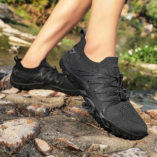 Image of Water Shoes Wide Toe Men Women Quick Drying Swim Beach Aqua Shoes for Water Sport Diving Hiking Sailing Travel
