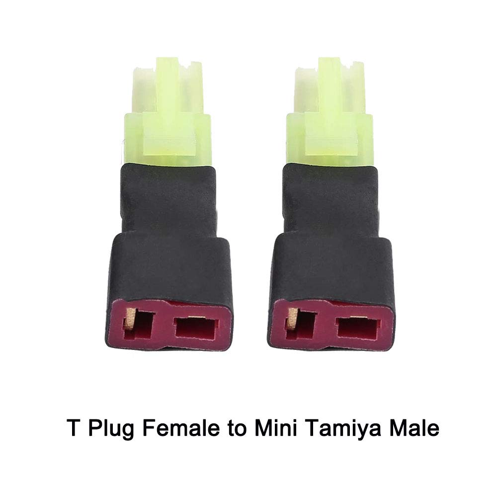 Tamiya Snap Connector 3Pairs SM-2P Plug To T Plug Adapter Male Female Connector With 18AWG T Wire Connector