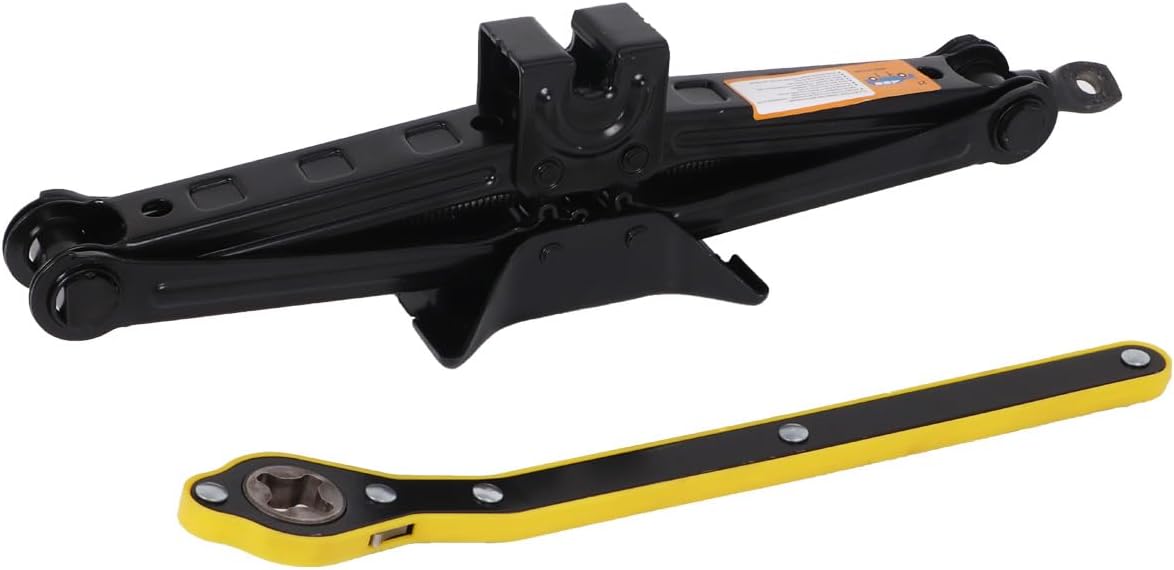 2 Ton(4409 lbs) Car Jack Kit, Scissor Jack for Car Lifting, Portable Tire Changing Kit, Just for Emergency Use, for Auto/SUV/MPV (2T)