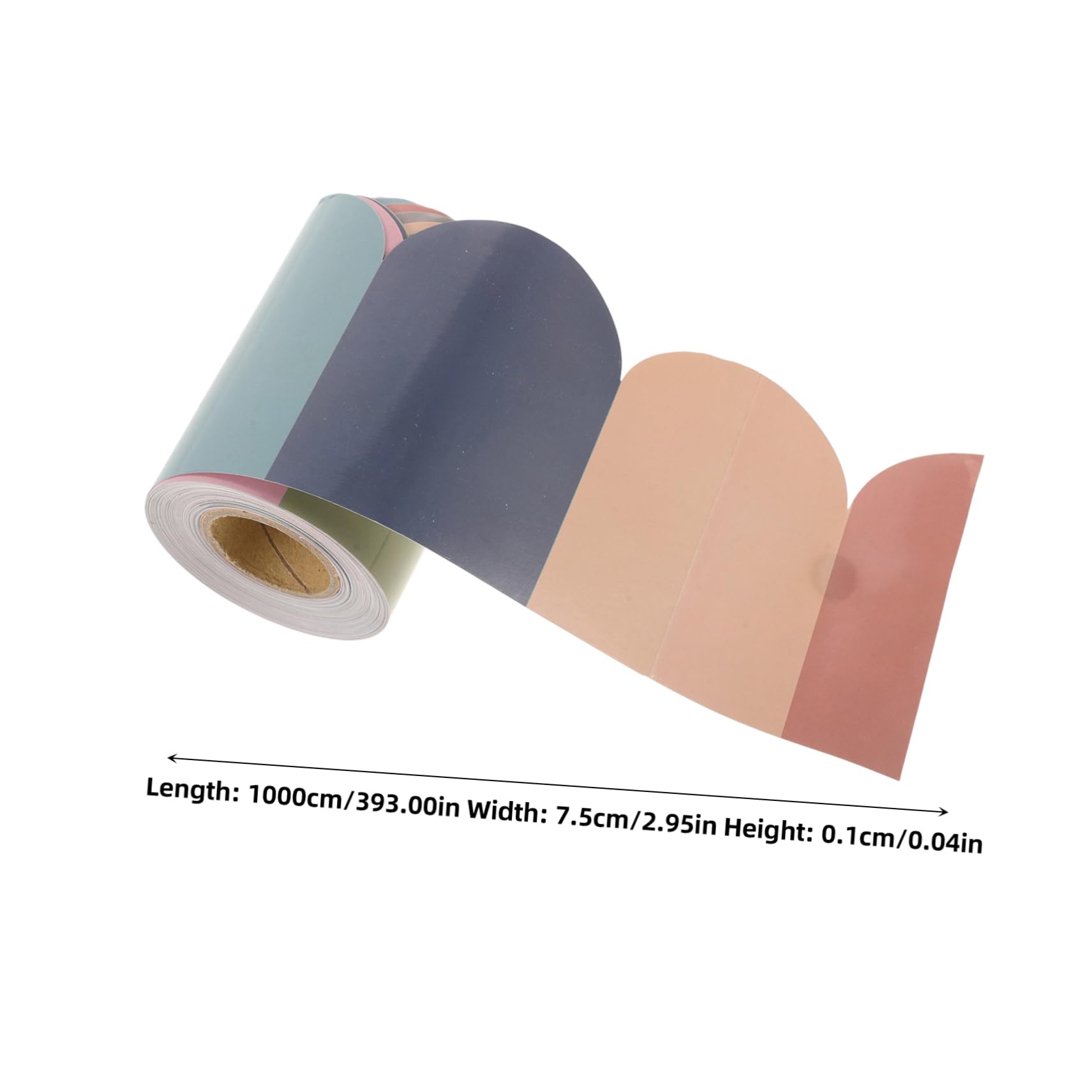 Yardenfun 5 Rollen Wasserfeste Ränder für Klassenzimmer Pinnwände aus Selbstklebendem Papier Einfache Anwendung und Stilvolles Design für Schwarze Bretter