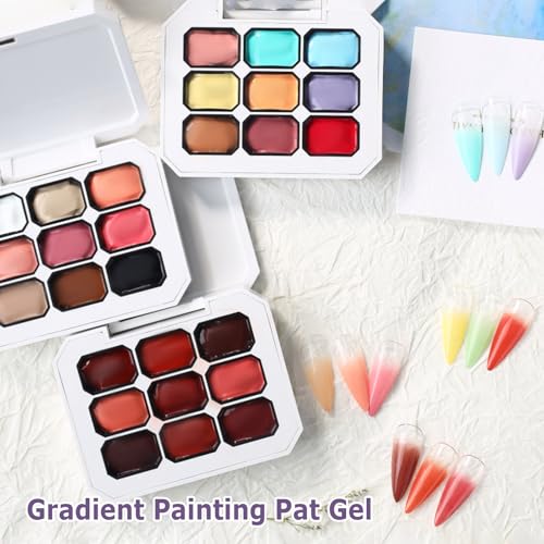 Gradient Painting Gel, 9 Colors Ombre Gel Polish UV miniatura 6