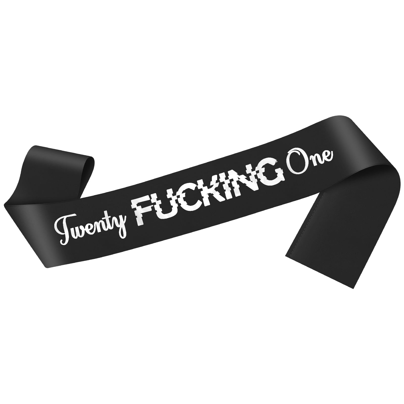 Happy 21st Birthday Party Decorations 21st Birthday Sash for Women Men Daughter Sister Son Black Sash with Silver Font 21 Year Old Birthdays Gifts for Boys Girl Bday Party Favors