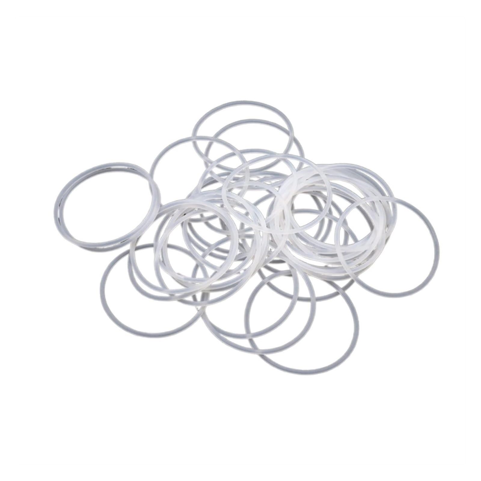 Anillo tórico Kit de juntas tóricas de goma, surtido de 10 piezas, junta tórica, espesor CS 2 mm OD 5~80 mm, arandela impermeable con aislamiento de caucho de silicona, forma redonda, juntas tóricas d