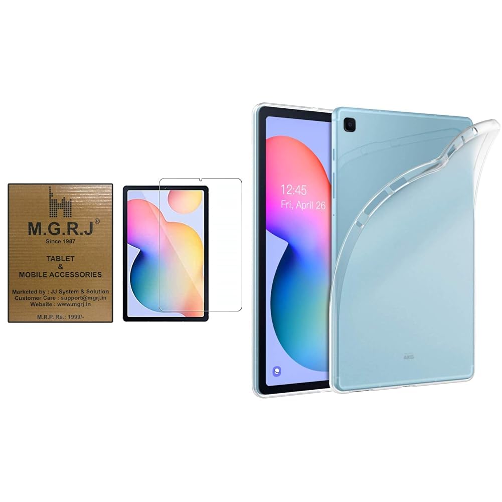 M.G.R.J® Tempered Glass Screen Protector Compatible for Samsung Galaxy Tab S6 Lite / S6 Lite (2022) (B0C4PGNCMZ) Amazon Price History, Amazon Price Tracker
