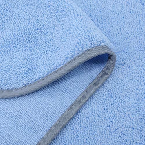 POLYTE Quick Dry Microfibre Bath Towel Body Wrap for Women with Hair Towel Wrap, One Size (Blue)