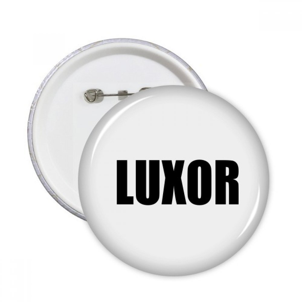 Badge rond Louxor Égypte format XXL pour décoration de vêtements - 3