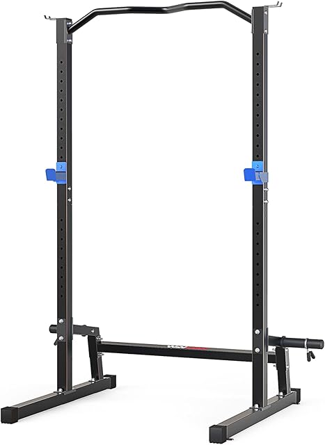 WINNOW Power Cage Height Adjustable Squat Rack Home Gym Power Tower Multi-Function Pull Up Station Strength Training Squat stand Barbell Rack