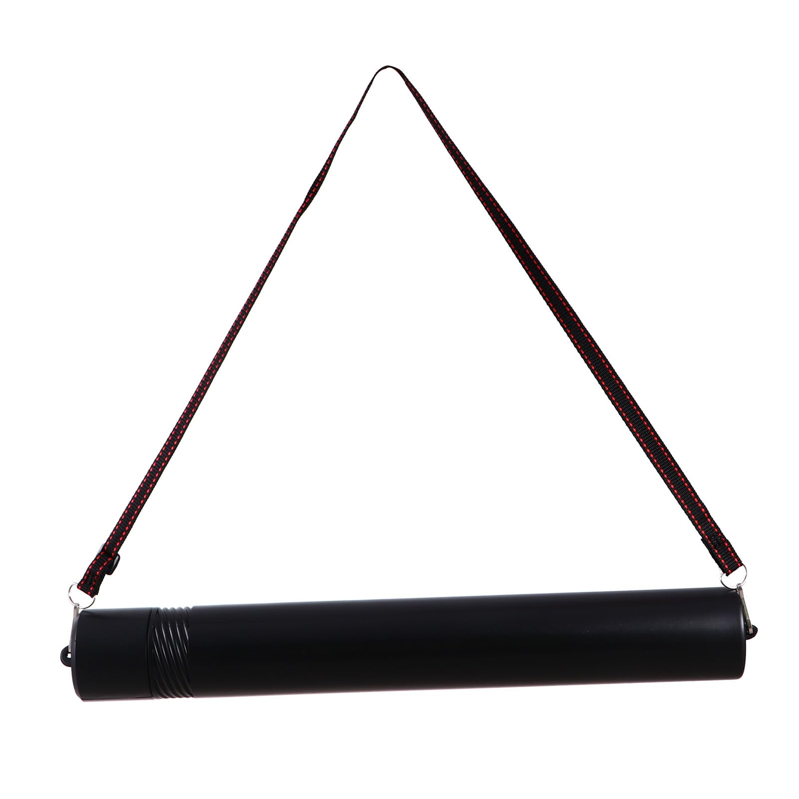 Bolsa telescópica para flechas de plástico negro con soporte desmontable para accesorios 8