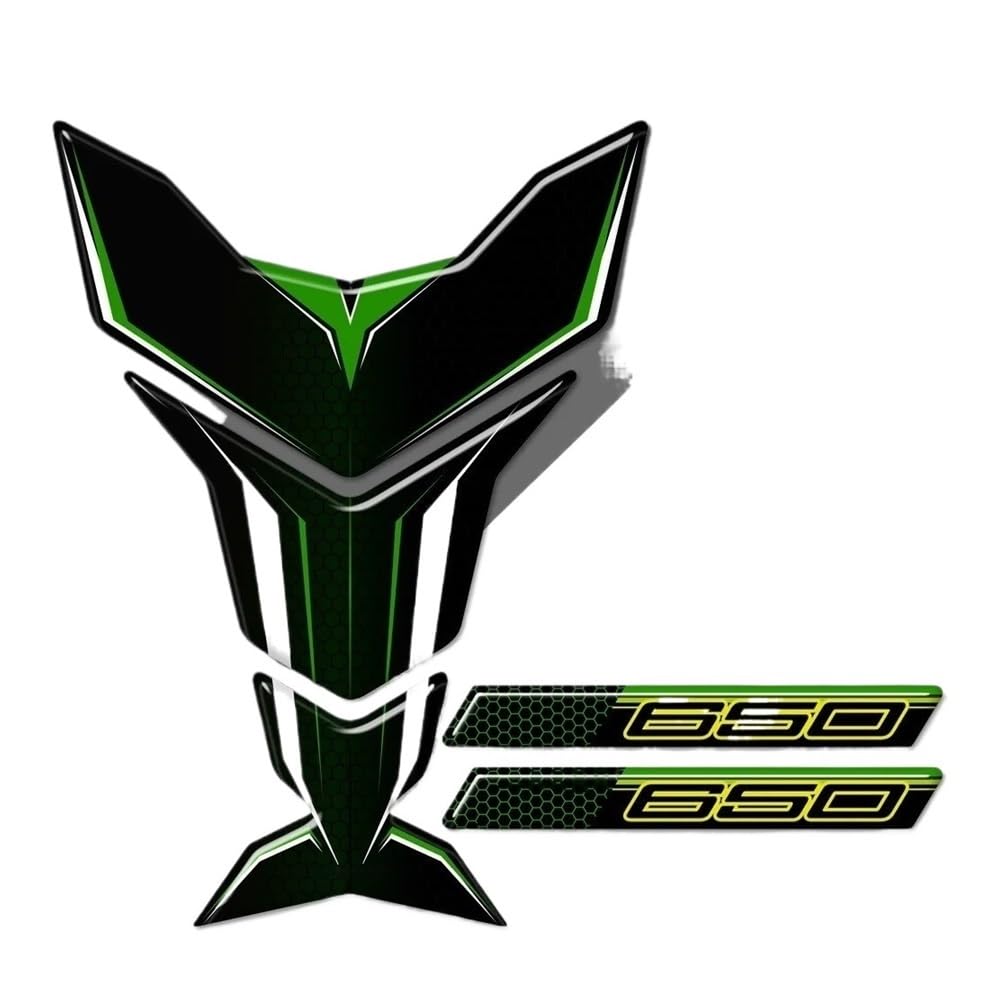 for Kawa&saki for VE&RSYS for NIN&JA 650 Z650 Z 650 Motorcycle Fuel Tank Decals Protection Stickers Accessories Traction Fuel Decal Tank
