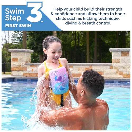 SwimWays Mermaid Power Swimr Adjustable Life Jacket for Swim Training - image 2