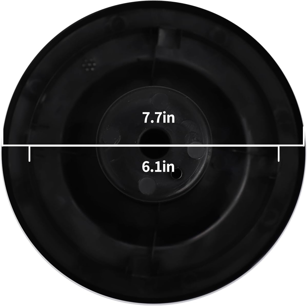 Water Dispenser Cooler Water Bottle Base Spill Proof Bottle Holder Replacement Parts for Water Dispenser 5 Gallon Black 1 Piece