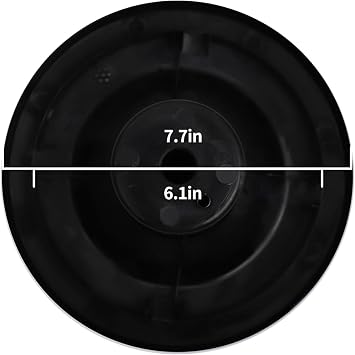 Water Dispenser Cooler Water Bottle Base Spill Proof Bottle Holder Replacement Parts for Water Dispenser 5 Gallon Black 1 Piece