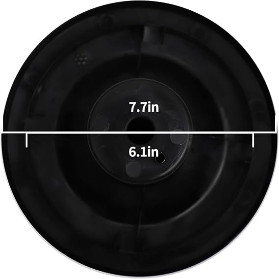 Water Dispenser Cooler Water Bottle Base Spill Proof Bottle Holder Replacement Parts for Water Dispenser 5 Gallon Black 1 Piece
