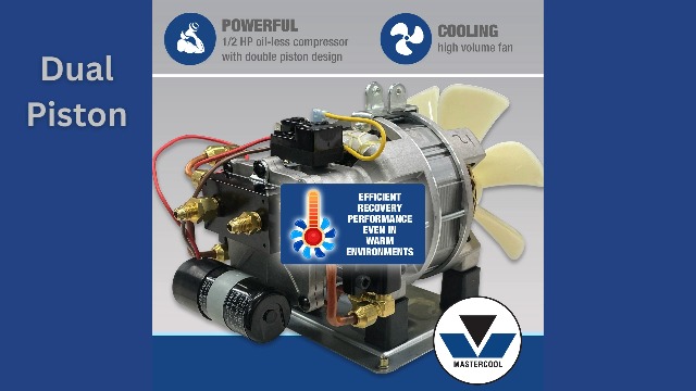 Amazon.com: Mastercool 69400 Mini Twin Turbo Refrigerant Recovery