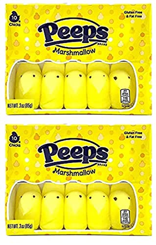 Peeps Yellow Marshmallow Chicks Easter Candy (Pack of 2) Peeps Yellow Marshmallow Chicks Easter Candy (Pack of 2)