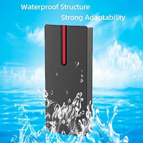 No Relay Proximity Card Reader Wiegand 26/34 Bit Output Door Access Control 125KHZ Card Reader Waterproof IP68 with 10 Color Key - Thumbnail 5