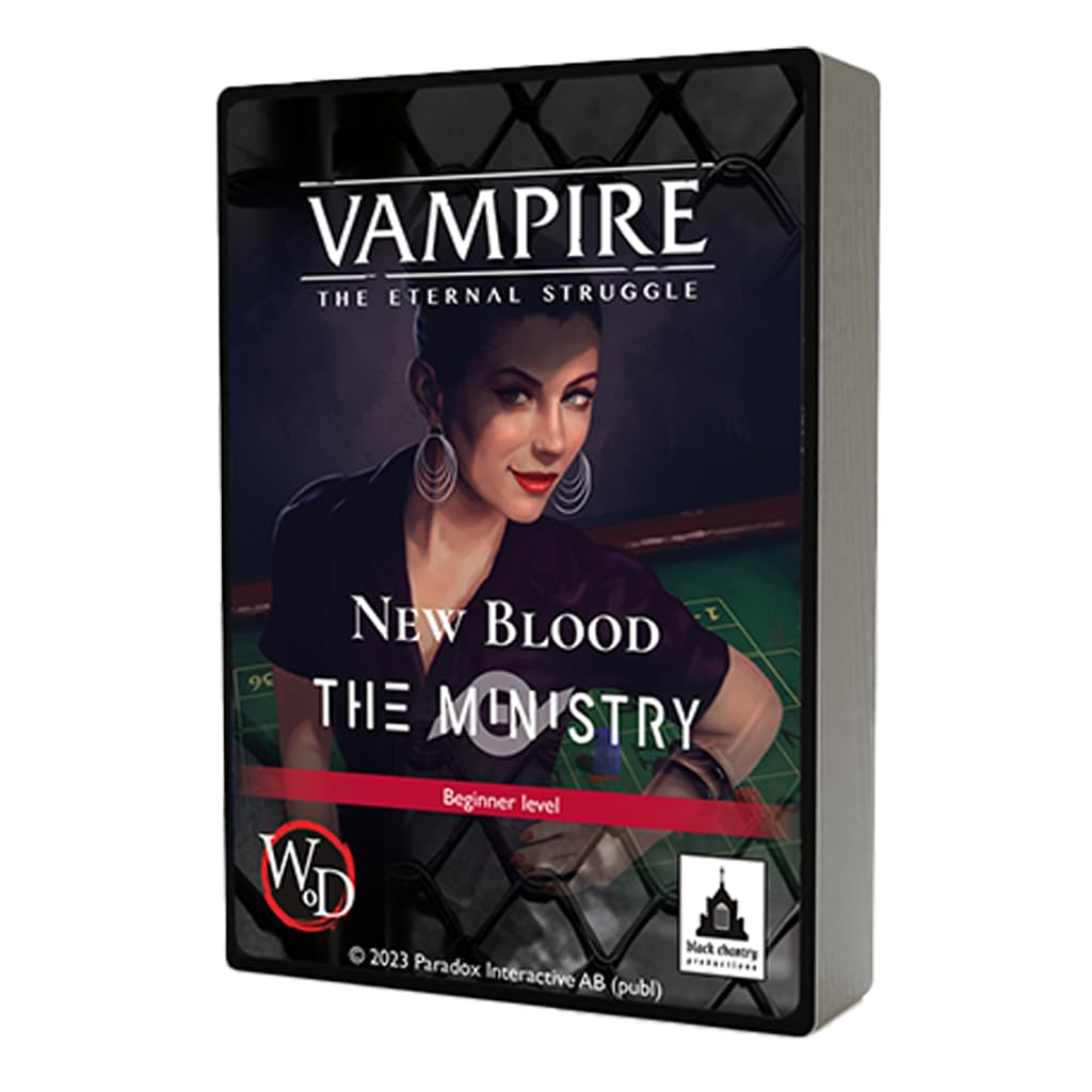 Black Chantry Productions Vampire The Eternal Struggle New Blood Ministry | Card Game