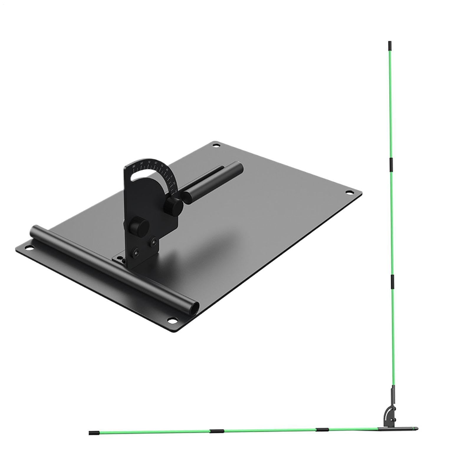 Sistema De Palos De Alineación De Golf - Accesorios De Golf Ajustables - Bastón De Entrenamiento De Swing Con Soporte De Esquina | Para Práctica, Interior, Exterior, Hogar Y Oficina, Campo De