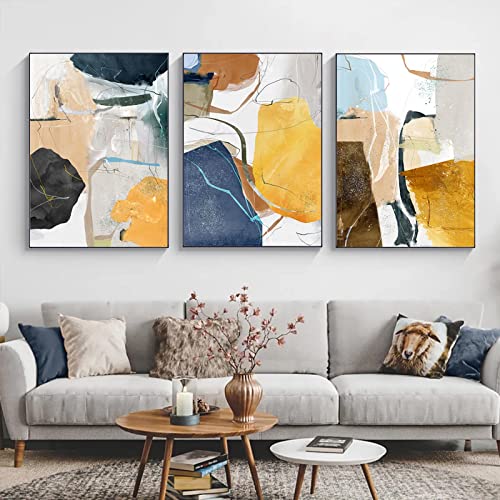 Toile moderne salon abstrait or KEBIA pour sublimer votre déco intérieure 60x80cm