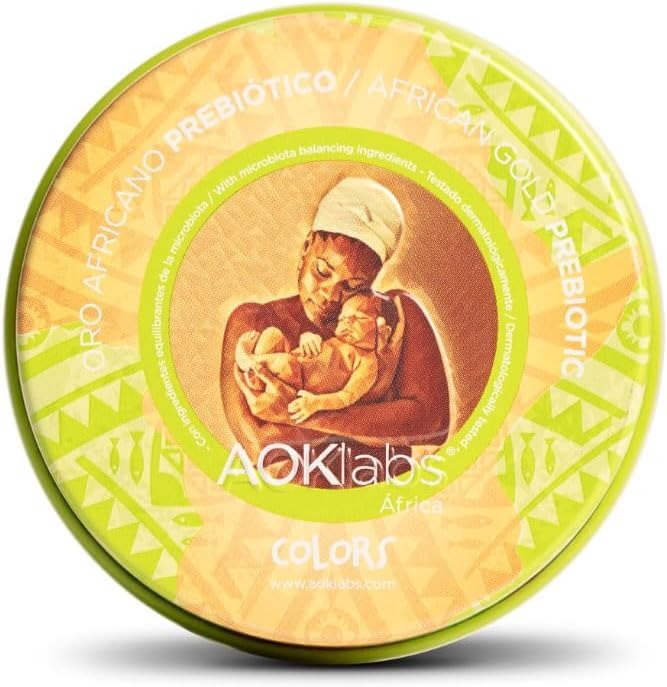AOKlabs - Oro Africano Prebiótico 50ml | Equilibrio de la Microbiota | CONTROL DEL SEBO E IMPERFECCIONES | Manteca de Karité Pura | ANTIINFLAMATORIO Y ANTEBACTERIANO | Apto para pieles sensibles