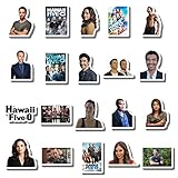 20 PCS Stickers Pack Hawaii Aesthetic Five-0 Vinyl Colorful Waterproof for Water Bottle Laptop Bumper Car Bike Luggage Guitar Skateboard