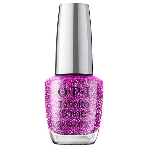 OPI Infinite Shine Nagellack – A Lil Suga & Spice - Good Enough to Treat Collection – vorgehärtete Gel-Technologie ohne UV-Lampe – bis zu 11 Tage Halt – langanhaltender Nagellack – Lila – 15 ml