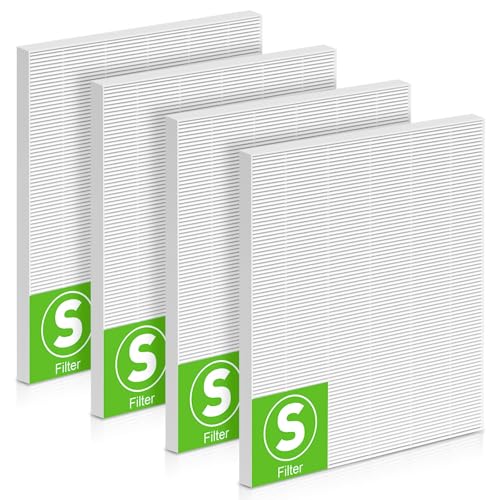 C545 HEPA Replacement Filter S for Winix C545 Air Purifier 4 Pack, C545 True HEPA Filter Type S Replace Part Number 1712-0096-00 for C545 Replacement Filter