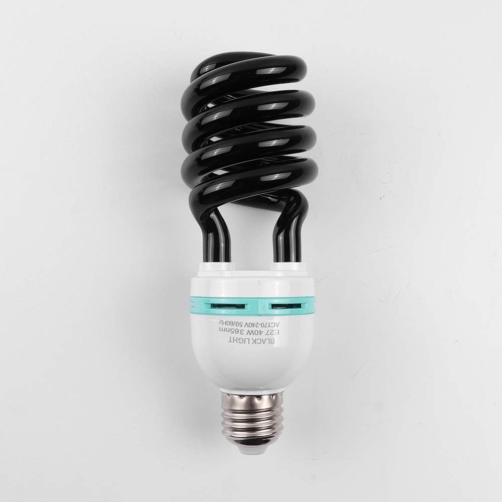 UV Black Light E27 220V 365nm Chicken Raising Fish Ponds Trap Light Breeding Light UV Black Bulb