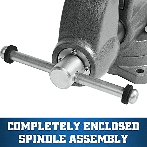 Wilton C-3 Pipe And Bench Vise, 6" Jaw Width, 9" Max Jaw Opening, 6-5/8" Throat Depth (28828) #TOP1