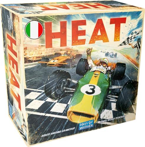 Asmodee - Heat - Juego de mesa para toda la familia, 1-6 jugadores, más de 10 años, edición en italiano