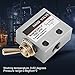 HL2301 3 Position 2 Port Toggle Switch Pneumatic Mechanical Valve Hand Controlled Durable Compact Design for Industrial Applications Silver 3.5 x 3.2cm